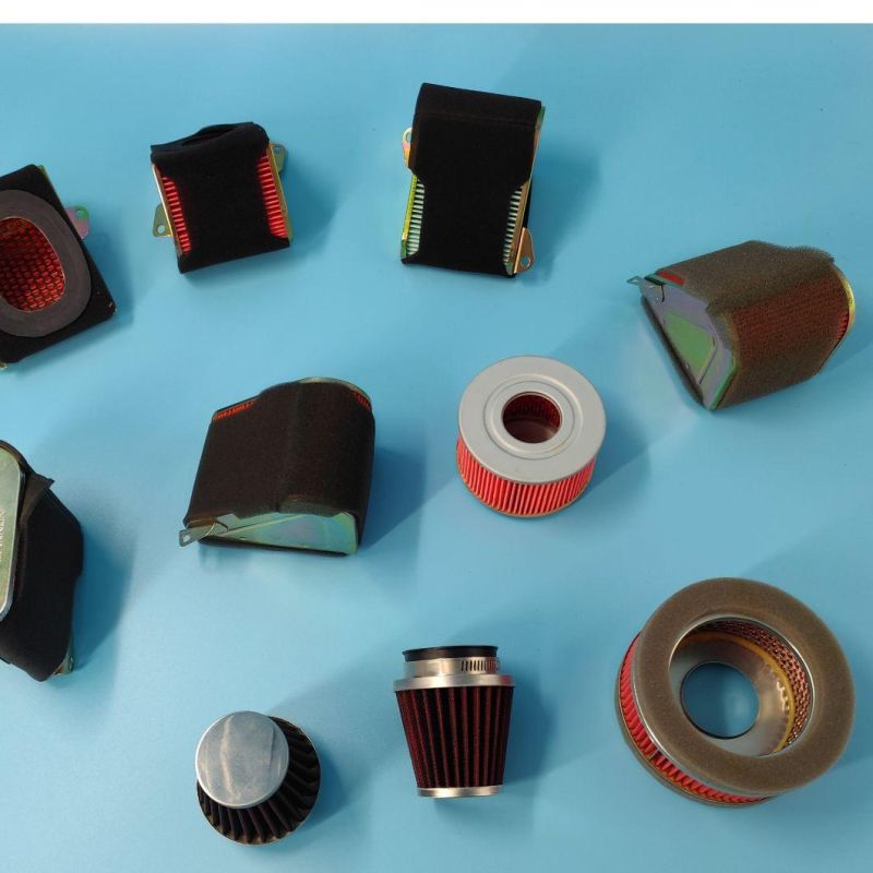 Motorcycle Spare Parts Accessories Filter Air Cleaner Oil Gasoline 102502 Honda Suzuki YAMAHA Bajaj Kymco