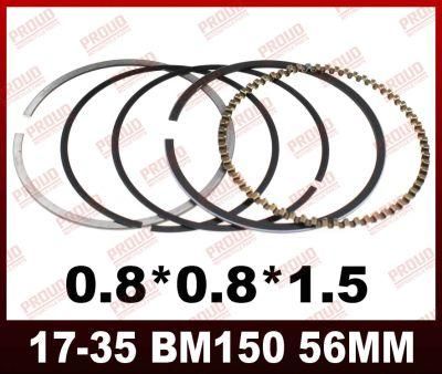 Bajaj Bm150 Motorcycle Piston Ring High Quality Motorcyle Spare Parts