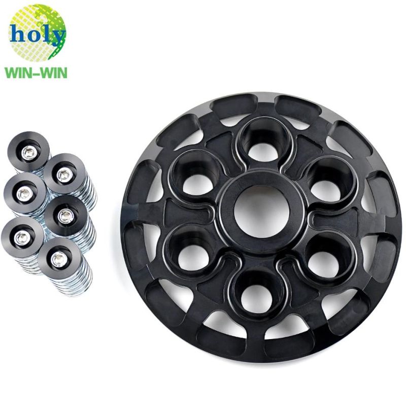 CNC Motorcycle Pressure Plate-a No Teeth Version with Nice Anodized CNC Machining Motorcycle Spare Parts