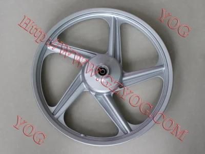 Yog Spare Parts Motorcycle Aluminum Rim Complete Alloy Front Wheel for Tvs Star Hlx 100 At125ds