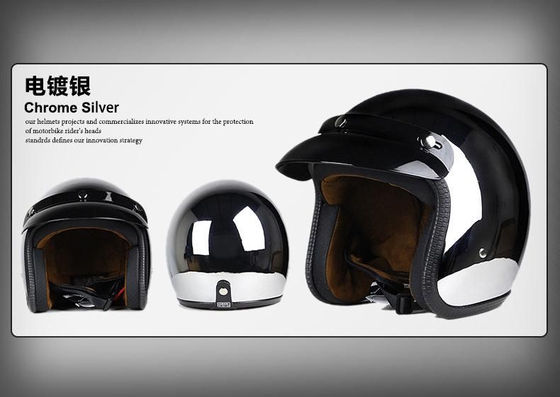 ABS material Open Face Helmet for Motorcycle Parts with Ce Certificated.