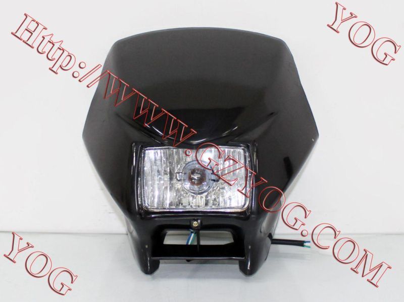 Yog Motorcycle Foco Head Light Headlamp Head Lamp Headlight Wy125 Sqaure