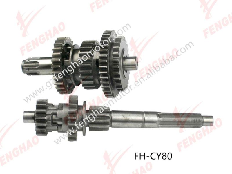 Motorcycle Engine Spare Part Main Counter Shaft YAMAHA Jy110/Ybr125/Cy80/Fz16