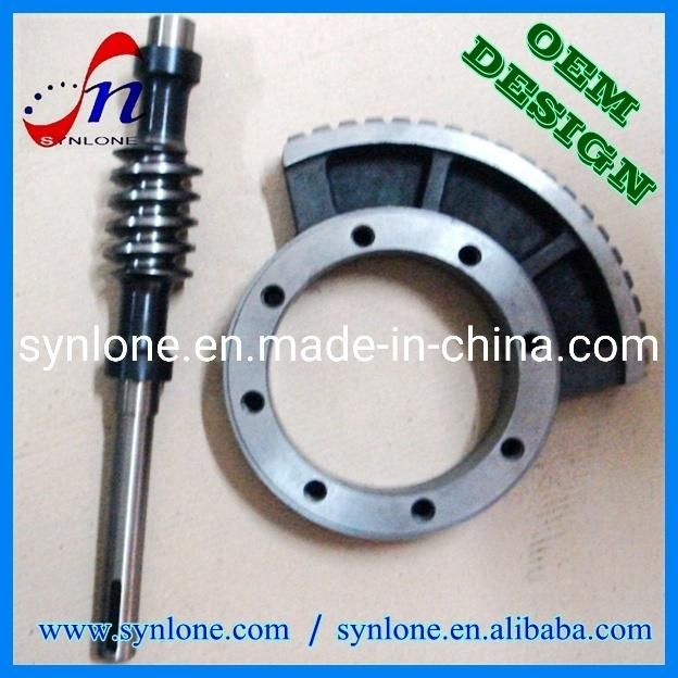 Worm Gear Shaft Gear for Air Compressing Spare Parts