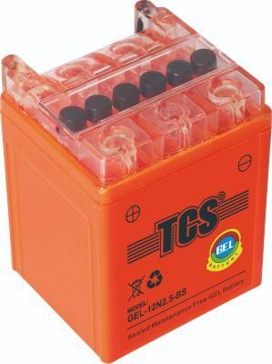 12V 2.5AH TCS Sealed Maintenance Free Motorcycle Battery for Common Motorcycle