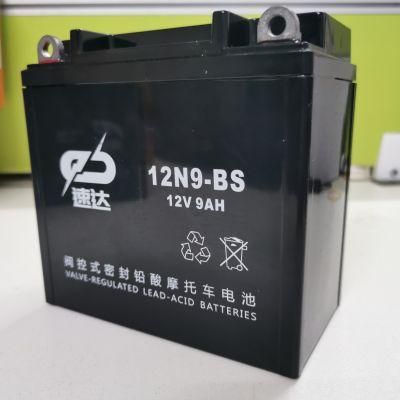 12n9-BS 12V9ah VRLA Battery Motorcycle Battery Rechargeable Battery Lead Acid Battery