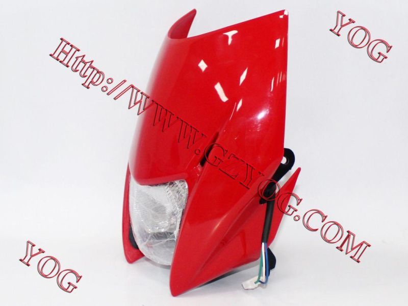 Motorcycle Spare Parts Headlight Assy Akt125 Bajaj Discover135 Biz200