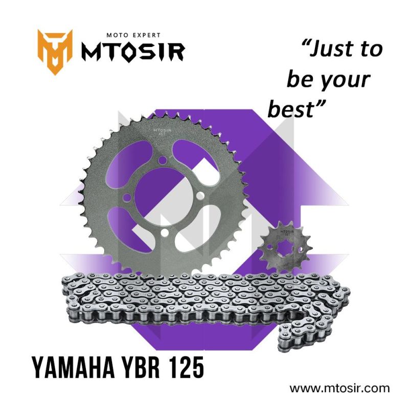 Mtosir High Quality Transmission Kit for Honda Cg150 Nx400 YAMAHA Motorcycle Chain and Sprocket / Wheel Kit