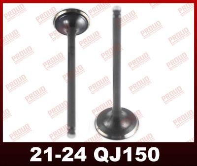 Qj150 Engine Valve Motorcycle Spare Part Qj150 Motorcycle Engine Valve