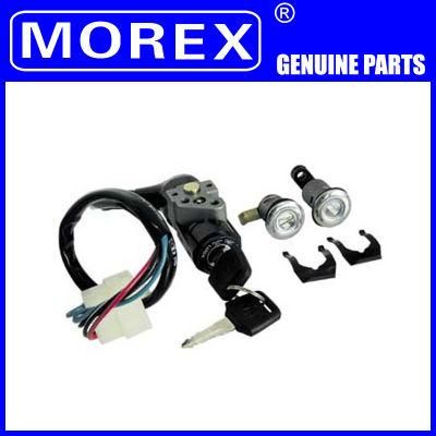 Motorcycle Spare Parts Accessories Morex Genuine Ignition Switch for Gy6-125 Original Honda Suzuki YAMAHA Bajaj Vespa Kymco Lock Set Tank Cap