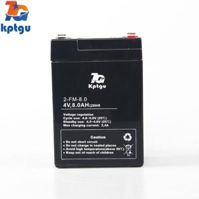 4V8ah AGM Scooter Battery Rechargeable Lead Acid Motorcycle Battery with IAF MSDS Certification