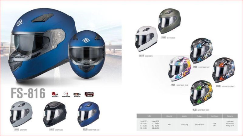 ABS Full Protection Motorcycle High-Strength Helmet