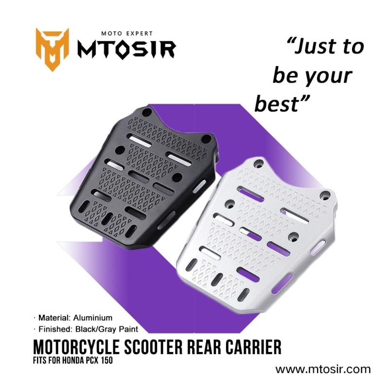 Mtosir Motorcycle Spare Parts Aluminium Rear Carrier Pcx150 High Quality Professional Rear Carrier for Honda 