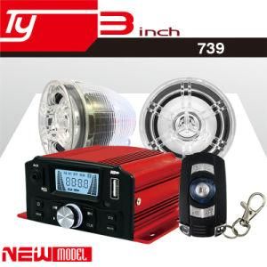 Big Power 100W~200W Amplifier of Motorcycle Alarm USB SD FM System