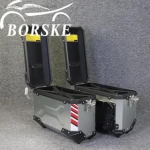 Hot Sale Aluminum Saddle Box Suppliers 37L Aluminium Motorcycle Side Box