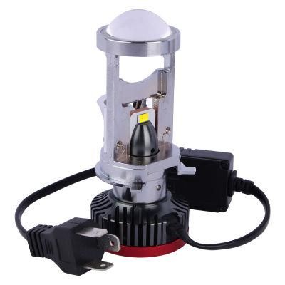 R6h4LED Small Lens H4 Integrated LED Lamp with Lens Bulb Laser Headlamp