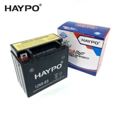 Motorcycle Parts Dry Battery for 12n9-BS