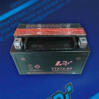 Ytx7a-BS Motorcycle Spare Parts Motorcycle Battery for Gy6-50/Scooter/Dirtbike