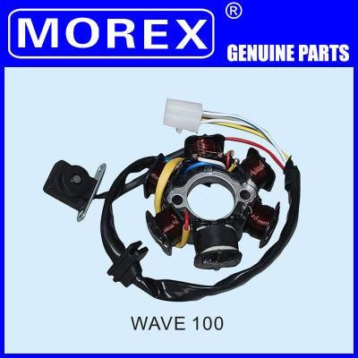 Motorcycle Spare Parts Accessories Morex Genuine Coil Stator &amp; Rotor Magneto Wave 100 Original Suzuki YAMAHA Bajaj Vespa