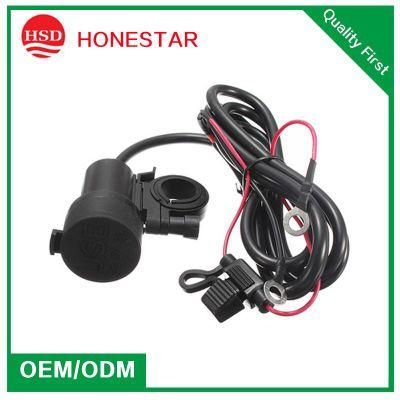 The Best Price Dual USB 3.1A with Fuse Motorcycle Charger