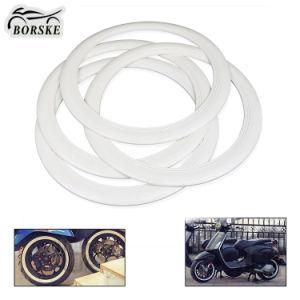 Borske Motorcycle Reflective Wheel Sticker Tire Decoration Rim Trim for Vespa