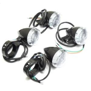 Fliha002bk Motorcycle Parts LED Indicator Black Turn Signal Fog Light for Harley Dyna Sportster