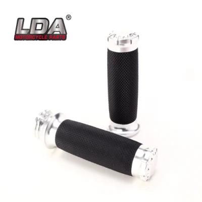 1&quot; Chrome CNC Handgrips Motorcycle 25 mm Handlebar Grips Motorcycle Universal Compatible for Harley Honda Kawasaki Suzuki YAMAHA Bobber