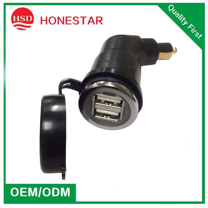 Motorcycle BMW Dual USB Charger DIN Socket