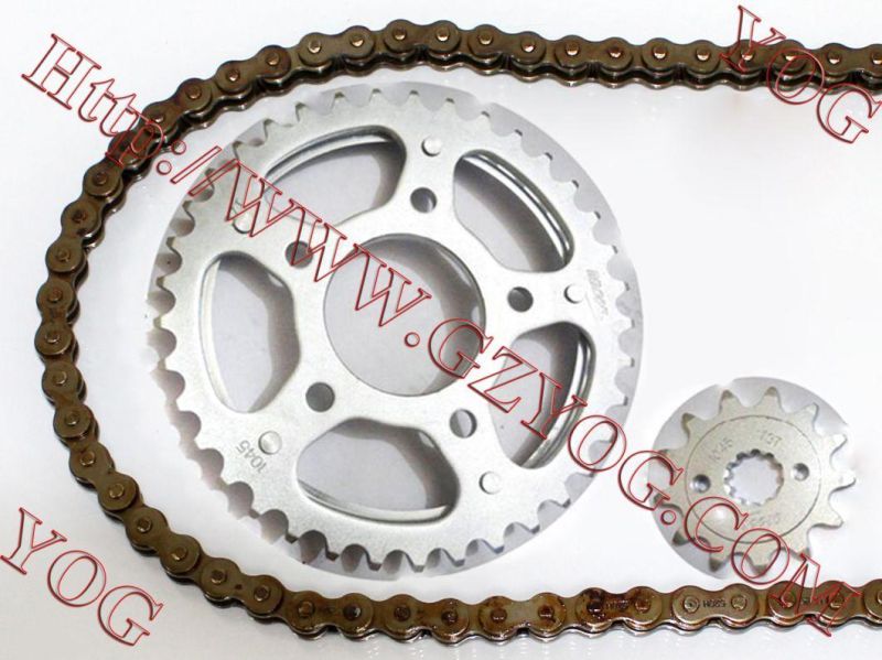 Motorcycle Chain Sprocket Kit Chain System Cg125 Tvs Star Ace125