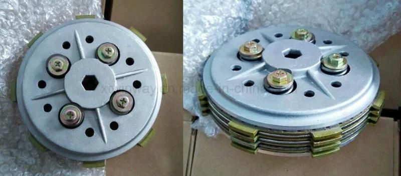 Motorcycle Parts Clutch with Friction Pressure Plate for YAMAHA Ybr125