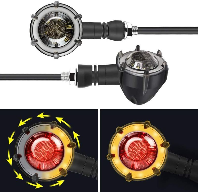 New Arrival Wholesale Universal 12V Motorcycle Refit Flowing LED Turn Signal Light Indicator Light