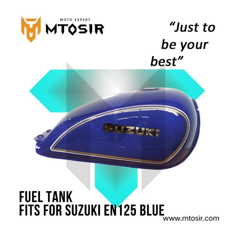 Mtosir Fuel Tank for New Leson Suzuki Gn125 Gn125f High Quality Gas Fuel Tank Oil Tank Container Motorcycle Spare Parts Chassis Frame Parts