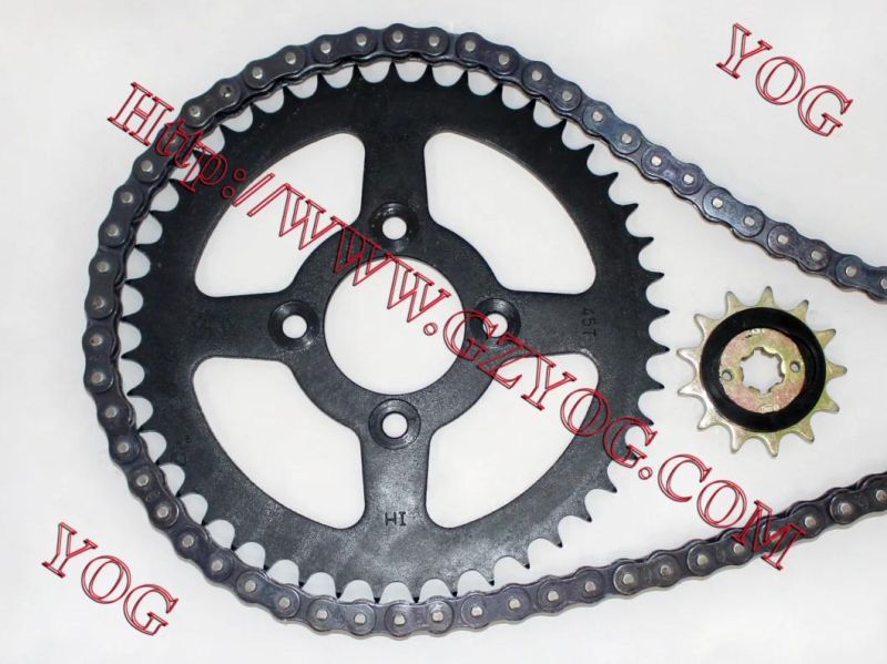 Motorcycle Chain System Chain Sprocket Kit Fz16 Wy125 Nxr150