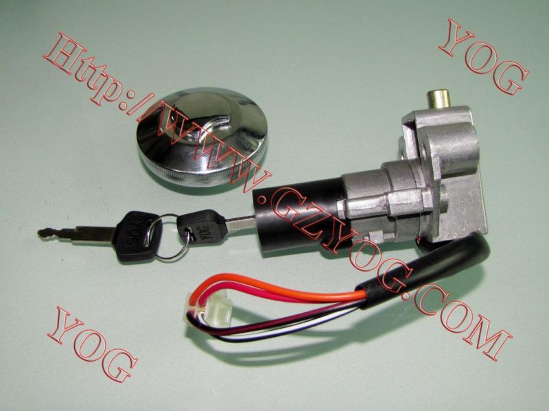 Motorcycle Parts Llave De Contacto Lock Set Ignition Switch Key Set RTR180 Gn125 CB-125ace