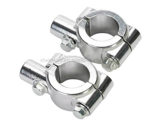 Universal Handlebar Mirror Mount Aluminum Clamp Motorcycle Parts