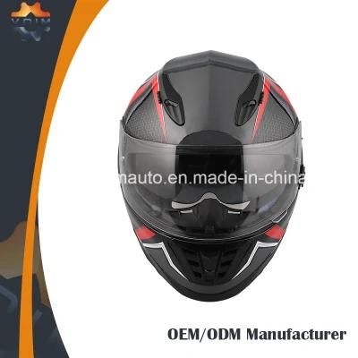 Discount Moto Racing Helmen with Double Visors Anti-Fog Motorcycle Helmet