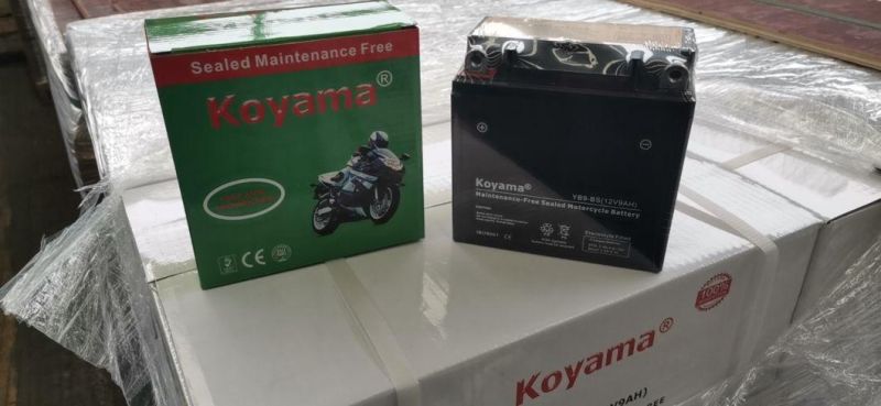 Moto Series Yb9-BS 12V9ah Lead Acid Motorcycle Gel Battery