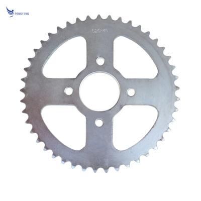 Motorcycle Parts Chain 520 45tooth 45t 58mm Rear Sprocket for Go-Kart ATV Bike