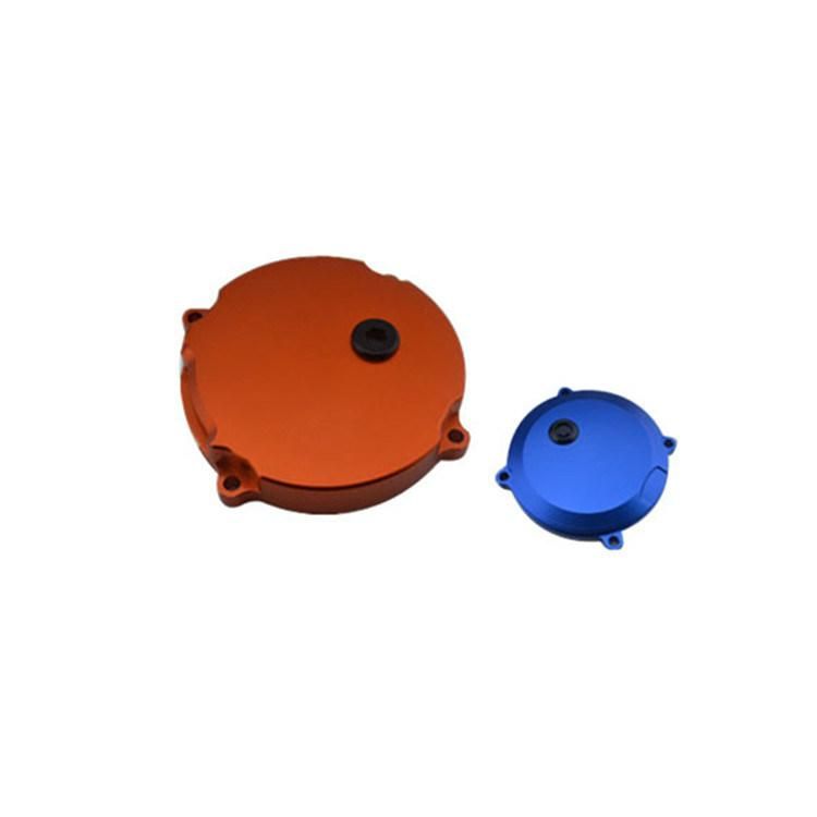 CNC Anodized Aluminum Motorcycle Stator Cover Engine Crank Case