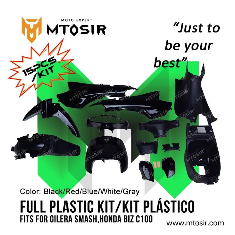 Mtosir Motorcycle Full Plastic Kit/Kit Plastico Chassis Plastic Parts Fits for Honda Wave110 New High Quality Professional 18PCS/Kit