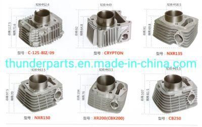 Parts for Motorcycle C-125-Biz 52.4mm/Crypton 49mm/Nxr135/150/58.5mm/63.5mm/Xr200/Cbx200 63.5mm/CB250 65.5mm
