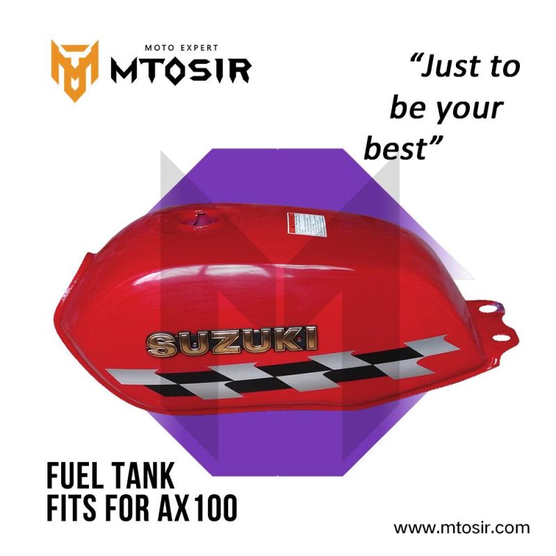 Mtosir Fuel Tank for Suzuki Ax-4 (GD110) Ax100 High Quality Oil Tank Gas Fuel Tank Container Motorcycle Spare Parts Chassis Frame Part Motorcycle Accessories