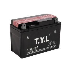 12V 6.5ah Dry Charged Motorcycle Battery