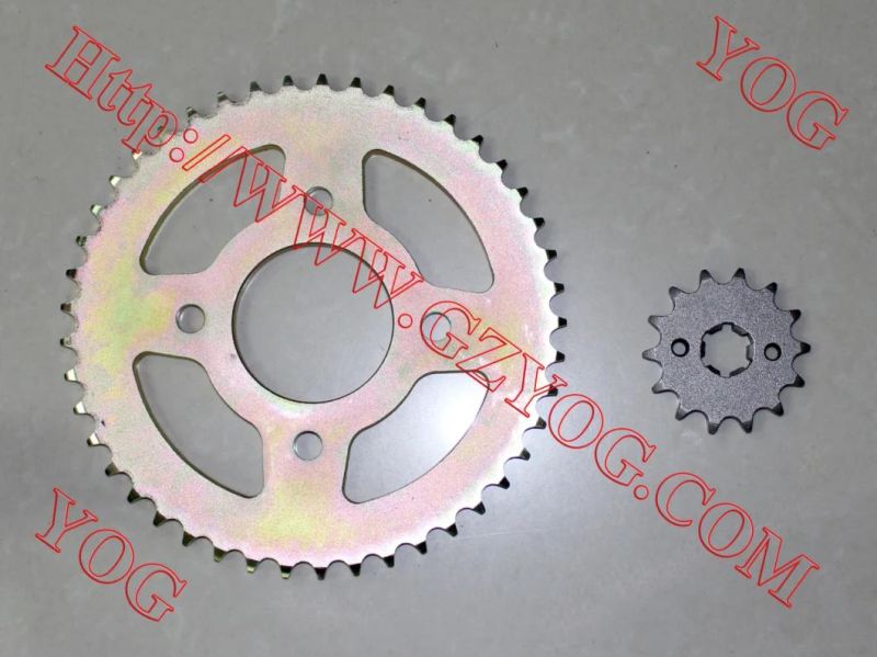 Motorcycle Spare Parts Front Rear Sprocket Sets Bajaj Bm125 Bm150 Boxer