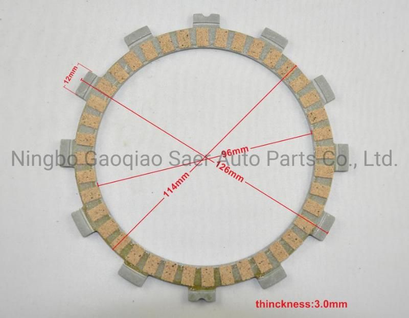 High Quality Motorcycle Clutch Accessories Clutch Plate Rubber Friction Plate