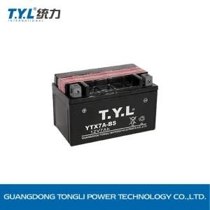 Tyl Ytx7a-BS 12V7ah Dry Charged Mf Motorcycle Battery with OEM Available