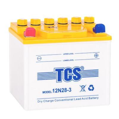 TCS Dry Charged Lead Acid Motorcycle Battery 12N28-3