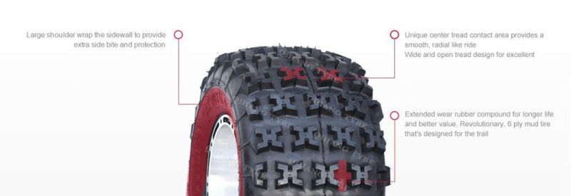 Sport ATV Rear Tires for Outdoor Powersports Quad Racing Bike