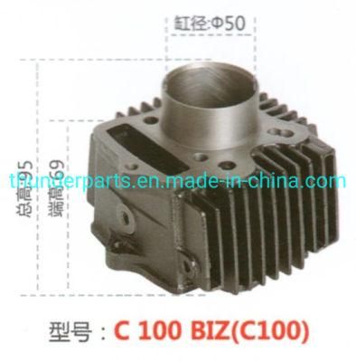 Motorcycle Parts Cylinder Block Kit for Biz (C100) 50mm