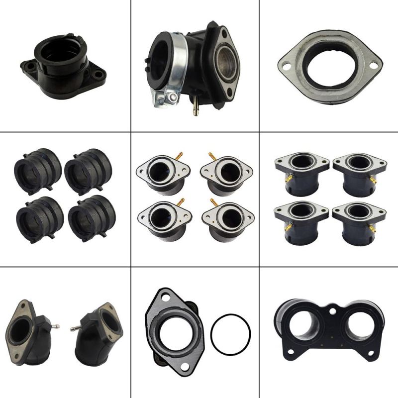 Motorcycle Carburetor Intake Glue Manifold for Kawasaki Klx250 Loncin Yf300
